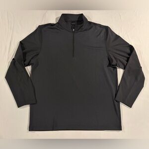 Dunning Golf Men's Black Quarter-Zip Performance Pullover Size XL